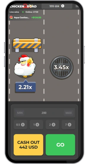 Chicken reaches 3.45x safely