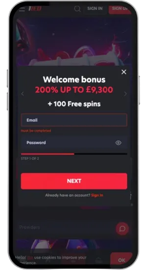 Register an account