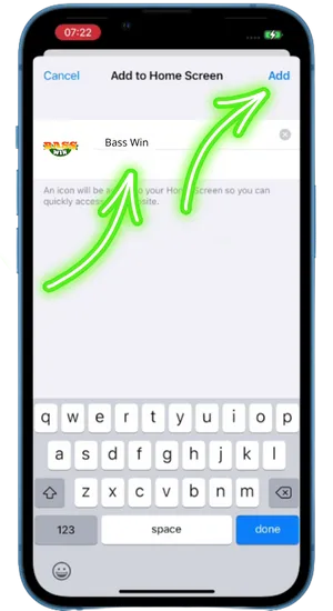Name the App and Confirm