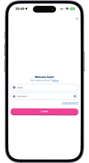 Logging in after update